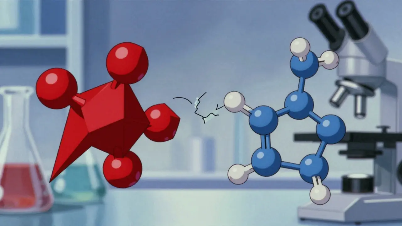 90s anime comparison of penicillin and cephalosporin molecules